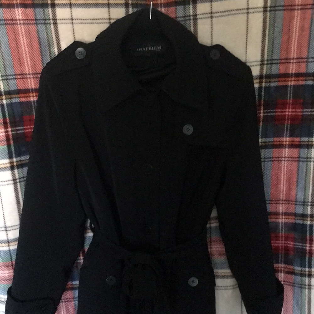 Anne Klein Black Trenchcoat